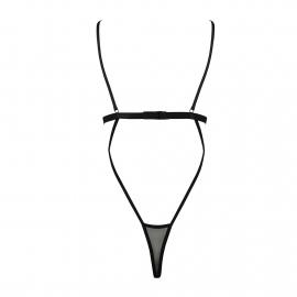 Боді монокіні з відкритими грудьми DIABOLINA BODY black L/XL - Passion - 3