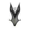 Боди монокини с декольте ERZA BODY black L/XL - Passion