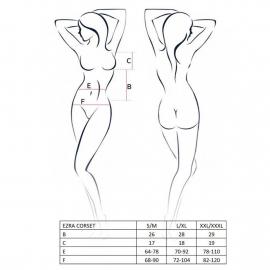 Корсет з декольте ERZA CORSET black L/XL - Passion - 5
