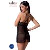 Прозора сорочка приталена QUENTRIS CHEMISE black S/M - Passion Exclusive