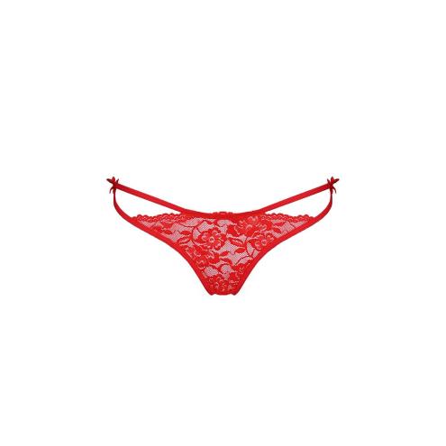 Трусики с завязочками по бокам WARDA THONG red L/XL