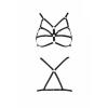 Бюстгальтер-стрепы Passion Exclusive ARMANDA BRA S/M, black