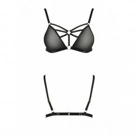 Бюстгальтер-стрепы Passion Exclusive MEGGY BRA S/M, black - 4