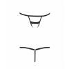 Трусики-стрепы Passion Exclusive SHELLY THONG L/XL, black