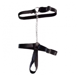 Прикраса на стопу, резинки чорні з ціпкою - 2