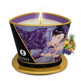 Масажна свічка Exotic Fruits аромат: екзотичні фрукти, 170 мл.  SHUNGA (Канада) - 1