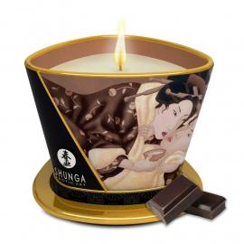 Масажна свічка Intoxicating Chocolate аромат: шоколад, 170 мл.  SHUNGA (Канада) - 1