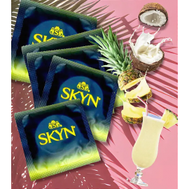 Ароматные безлатексные презервативы SKYN Pina Colada для ярких ощущений, 1 шт