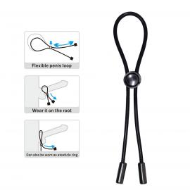 Ерекційне кільце Pretty Love Delay Magic Ring, чорне - 4