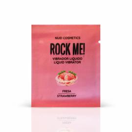 САШЕТ Рідкий вібратор смак: полуниця ROCK ME!, 2 мл Nuei (Іспанія)