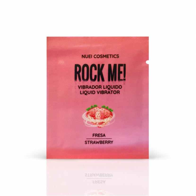 САШЕТ Рідкий вібратор смак: полуниця ROCK ME!, 2 мл Nuei (Іспанія)