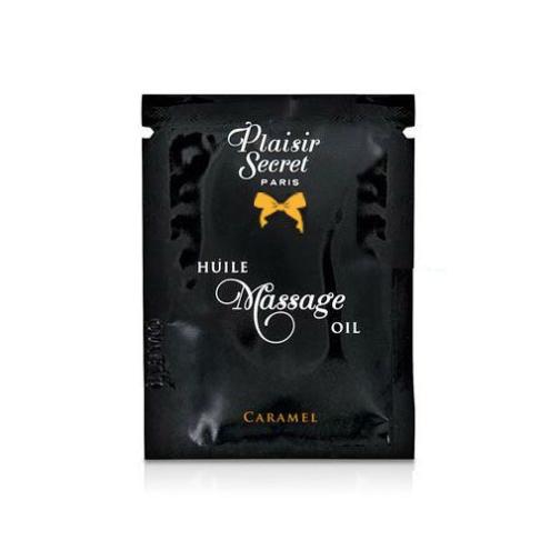 Пробник массажного масла Plaisirs Secrets Caramel (3 мл)