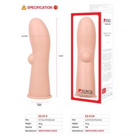 Насадка на член Kokos Extreme Sleeve ES.01 розмір S - 2