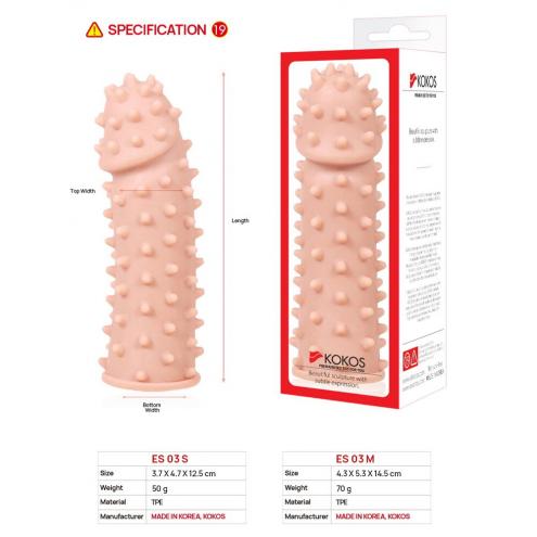 Насадка на член Kokos Extreme Sleeve ES.03 размер S