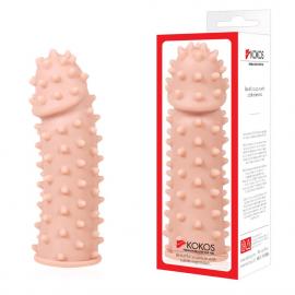 Насадка на член Kokos Extreme Sleeve ES.03 розмір M, потовщує, стимулює рельєф - 3