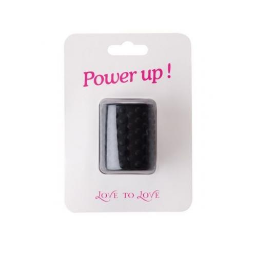 Насадка на член Love To Love POWER UP, потовщує, стимулюючий рельєф