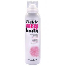 Масажна піна Love To Love TICKLE MY BODY Cotton candy (150 мл) зволожуюча