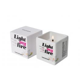 Масажна свічка Love To Love LIGHT MY FIRE Musc (80 мл) без парабенів та консервантів - 2