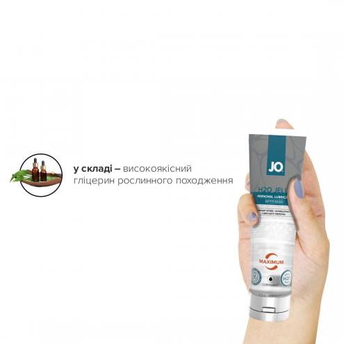 Густой лубрикант на водной основе JO H2O JELLY — MAXIMUM (120 мл)