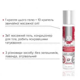 Гель для масажу System JO ALL-IN-ONE MASSAGE GLIDE- WARMING, 30мл - 7