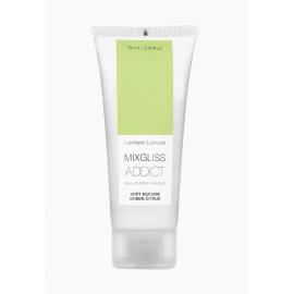 Лубрикант на водной основе MixGliss Addict Green Citrus (70 мл) Лайм - 3