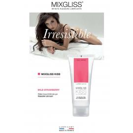 Лубрикант на водной основе MixGliss KISS Wild Strawberry  (70 мл) Дикая Клубничка - 3