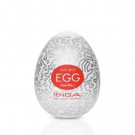 Мастурбатор-яйцо Tenga Keith Haring EGG Party - 1