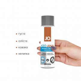 Анальне мастило System JO ANAL H2O - ORIGINAL (240 мл) - 2