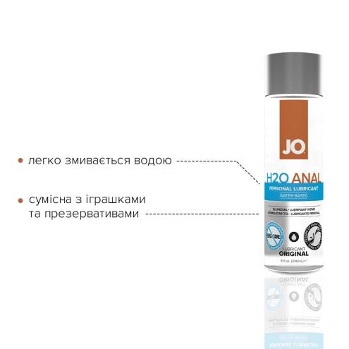 Анальная смазка System JO ANAL H2O - ORIGINAL (240 мл)