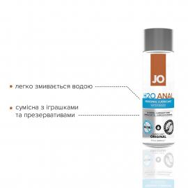 Анальне мастило System JO ANAL H2O - ORIGINAL (240 мл) - 3