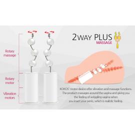 Мастурбатор Kokos Juliana 2WayPlus с вибрацией и массажем  - 6