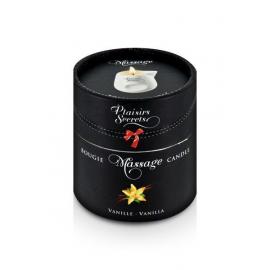 Масажна свічка Plaisirs Secrets Vanilla (80 мл) подарункове паковання, керамічний посуд - 2