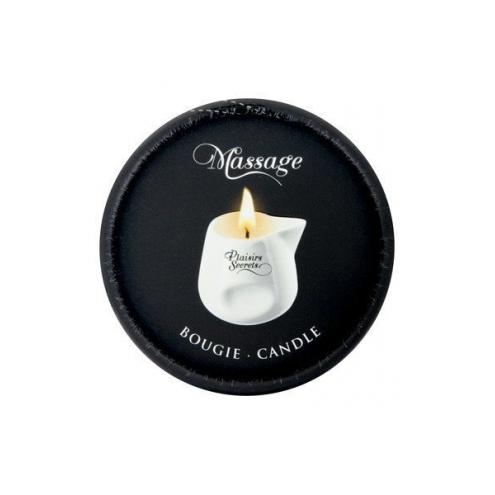 Массажная свеча Plaisirs Secrets Vanilla (80 мл) подарочная упаковка, керамический сосуд