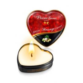 Масажна свічка-серце Plaisirs Secrets Exotic Fruits (35 мл) - 1