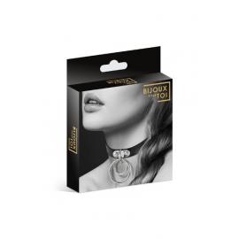 Чокер з двома кільцями Bijoux Pour Toi - TWO RINGS, екошкіра - 2
