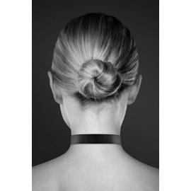 Чокер із замочком-сердечком Bijoux Pour Toi - HEART LOCK Black, екошкіра - 3