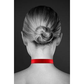 Чокер із замочком-сердечком Bijoux Pour Toi - HEART LOCK Red, екошкіра - 2