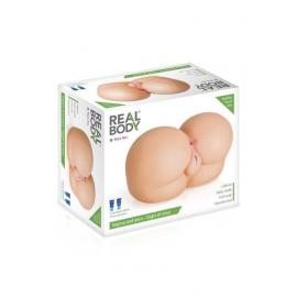 Мастурбатор-попка Real Body — Nice Ass, два входа: вагина и попка - 3