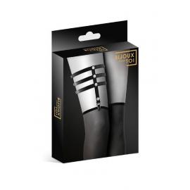 Гартер на ногу Bijoux Pour Toi - 3 THONGS Black - 2
