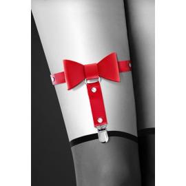 Гартер на ногу Bijoux Pour Toi - WITH BOW Red - 3