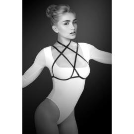 Портупея на груди Bijoux Pour Toi - LOLA, еластичний поліестер - 1