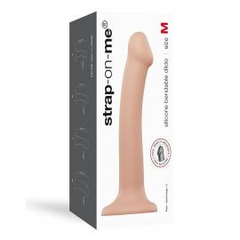 Насадка для страпона Strap-On-Me Dual Density Dildo Flesh M - 4
