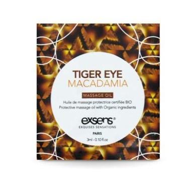 Пробник масажної олії EXSENS Tiger Eye Macadamia 3мл