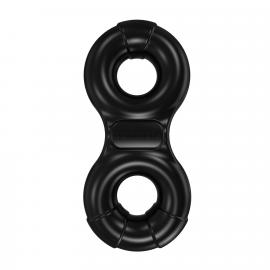 Ерекційне віброкільце Bathmate Vibe Ring Eight, подвійне, для члена та мошонки - 2