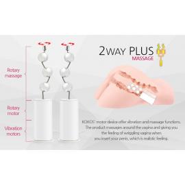 Мастурбатор Kokos Hera Hip Real 2WayPlus с вибрацией и массажем - 3