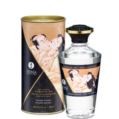 Розігріваюча олія Shunga Aphrodisiac Warming Oil - Vanilla Fetish (100 мл)