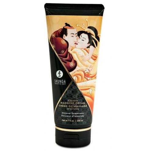 Съедобный массажный крем Shunga KISSABLE MASSAGE CREAM - Almond Sweetness (200 мл)