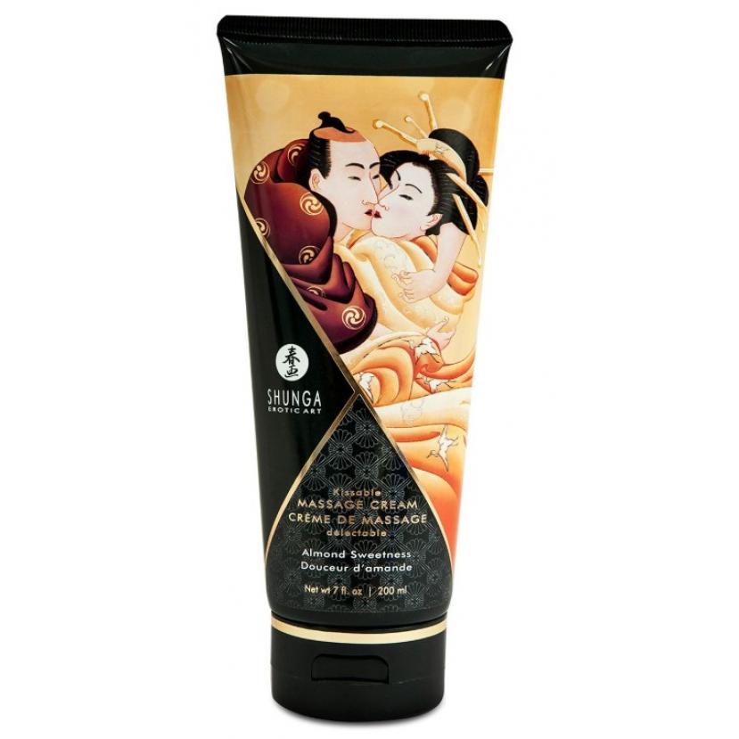 Їстівний масажний крем Shunga KISSABLE MASSAGE CREAM - Almond Sweetness (200 мл)