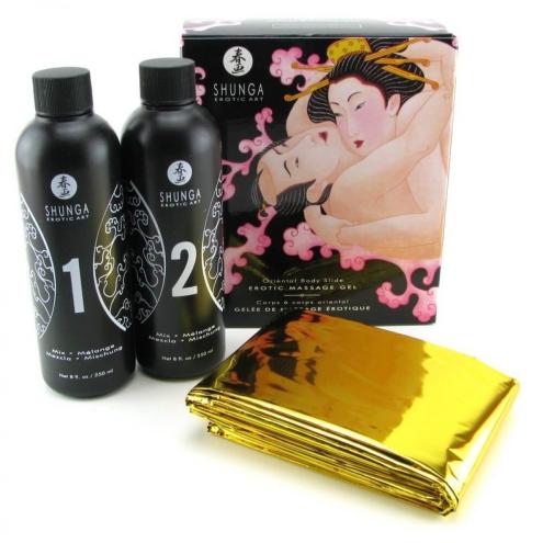 Гель для NURU масажу Shunga Oriental Body-to-Body – Sparkling Strawberry Wine