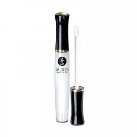 Стимулирующий блеск для губ Shunga LIPGLOSS - Sparkling Strawberry Wine (10 мл), эффект покалывания - 2